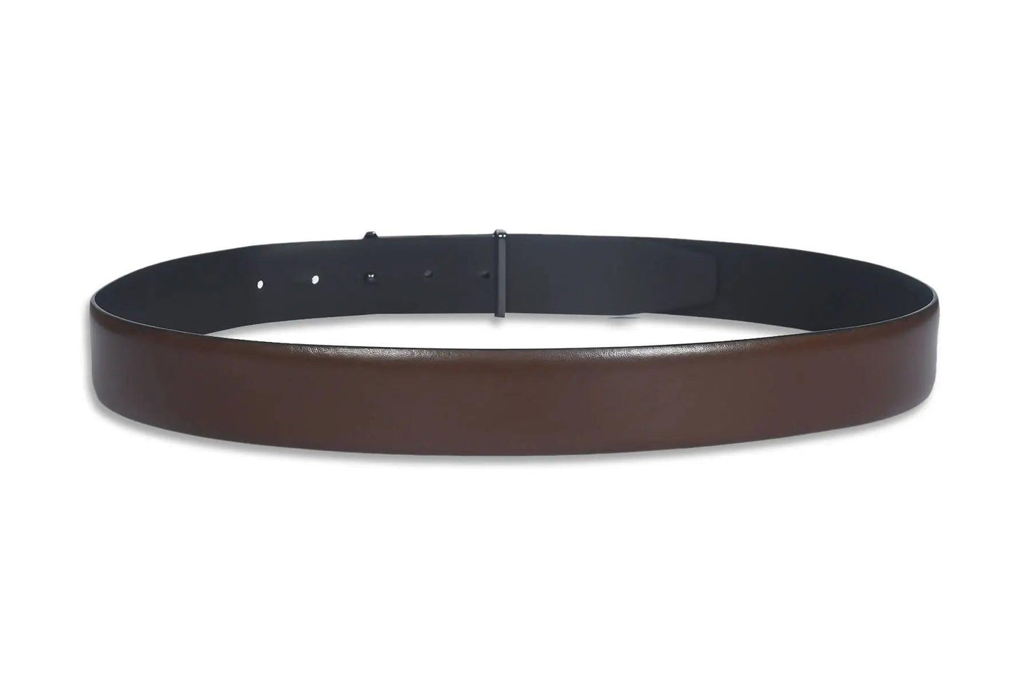 Top-notch Men's Italian Genuine Leather Reversible Belt For Men -Color (Black and Brown)SKU (TP0033) Haq Fashion