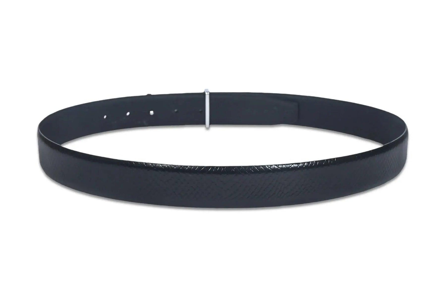 Top Notch Profile Genuine Leather Belt For Men - 1.25 inch Width, Color (Black) (TP0048) Haq Fashion