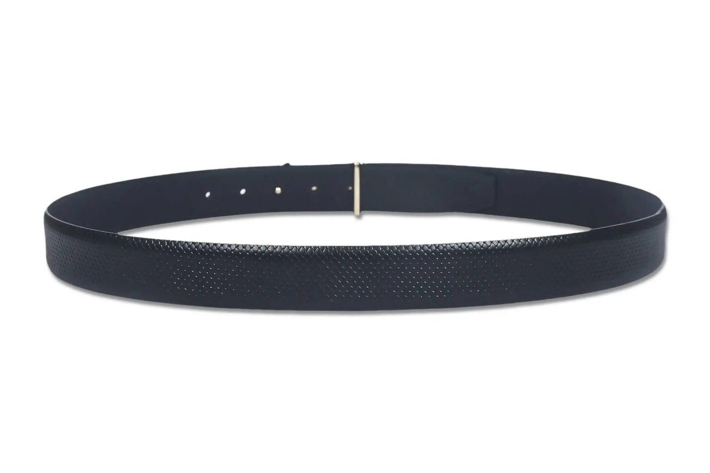 Top Notch Profile Genuine Leather Belt For Men - 1.25 inch Width, Color (Black) (TP0049) Haq Fashion