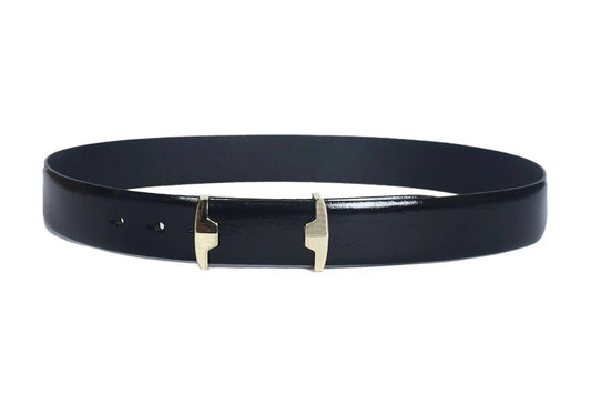 Top Notch Profile Genuine Leather Belt For Men - 1.25 inch Width, Color (Brown) (TP0036) Haq Fashion