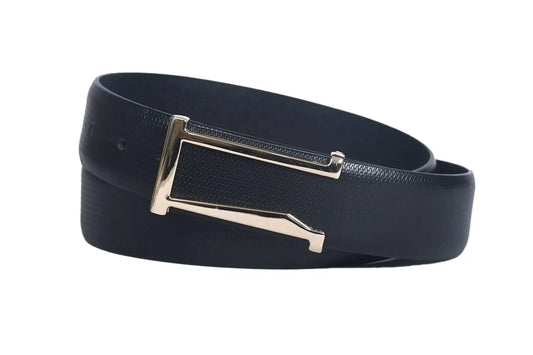 Top Notch Profile Genuine Leather Belt For Men - 1.25 inch Width, Color (Brown) (TP0037) Haq Fashion