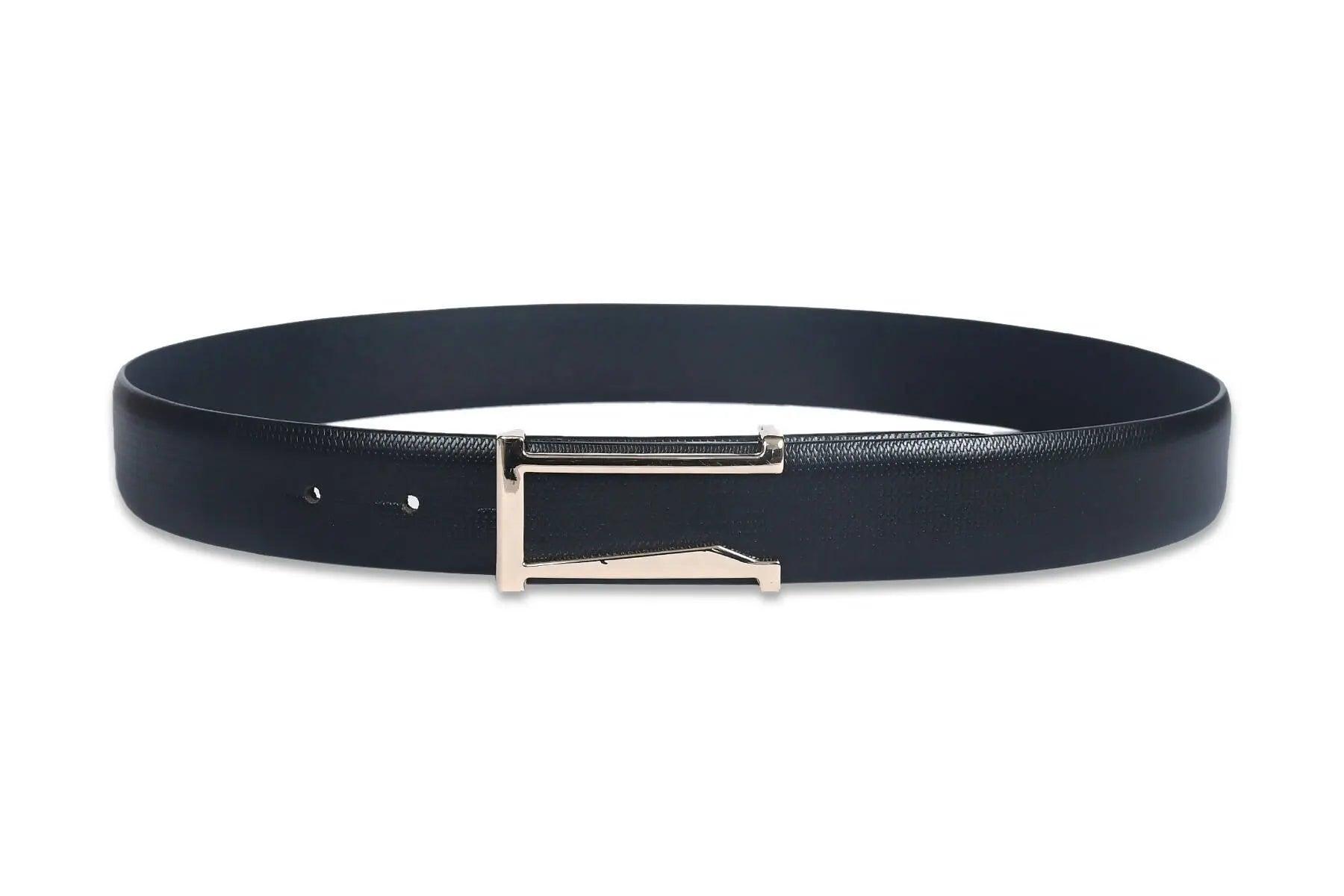 Top Notch Profile Genuine Leather Belt For Men - 1.25 inch Width, Color (Brown) (TP0037) Haq Fashion