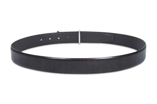 Top Notch Profile Genuine Leather Belt For Men - 1.25 inch Width, Color (Brown) (TP0054) Haq Fashion