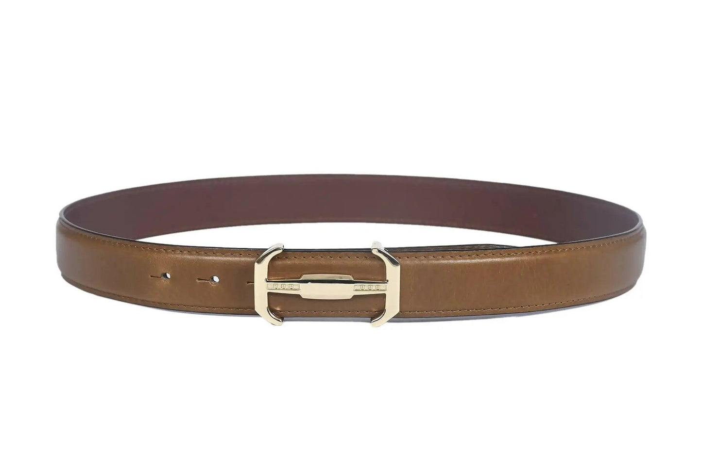 Top Notch Profile Genuine Leather Belt For Men - 1.25 inch Width, Color (Light Brown) (TP0047) Haq Fashion