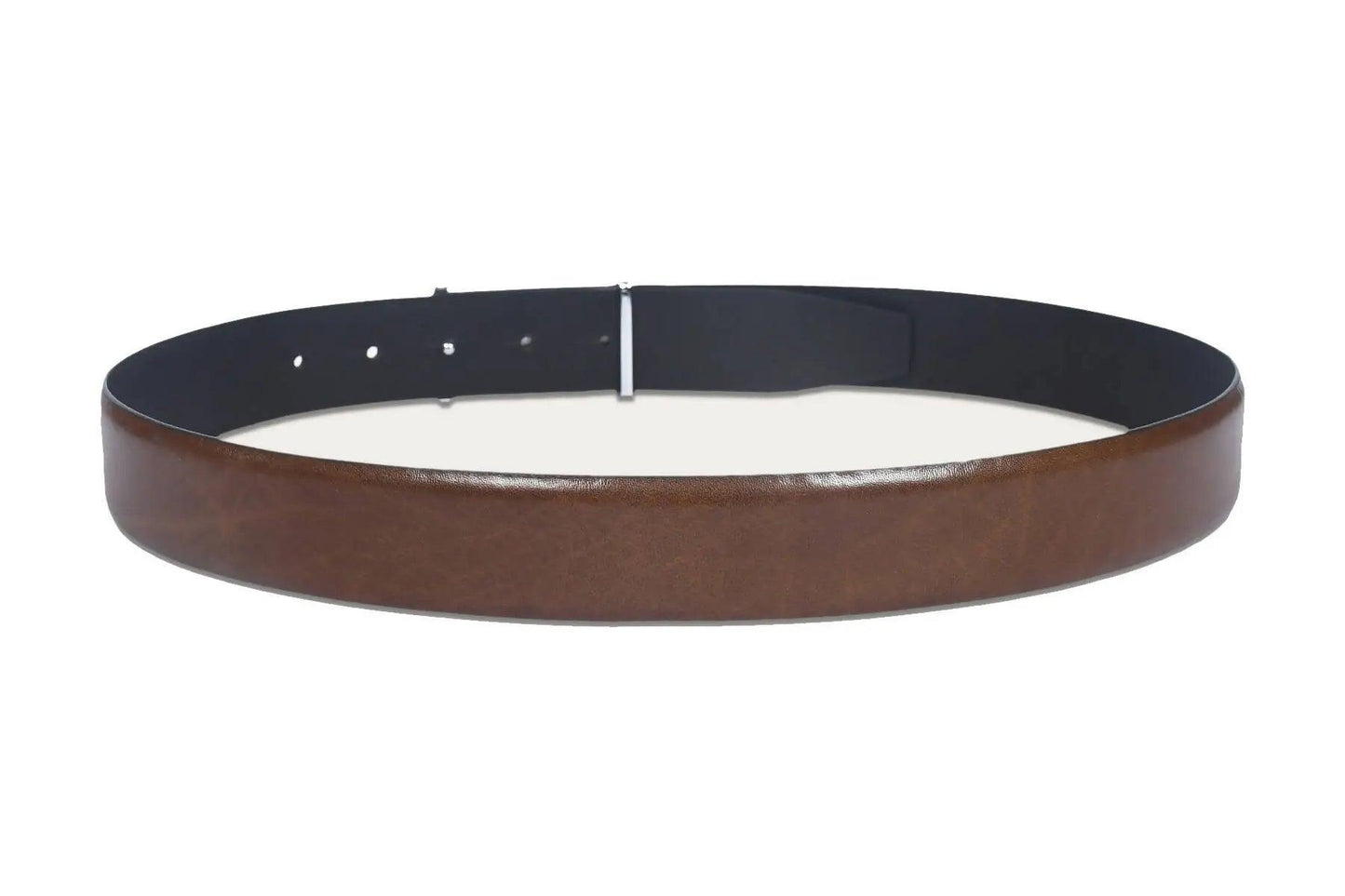 Top Notch Profile Genuine Leather Belt For Men - 1.25 inch Width, Color (Tan) (TP0040) Haq Fashion