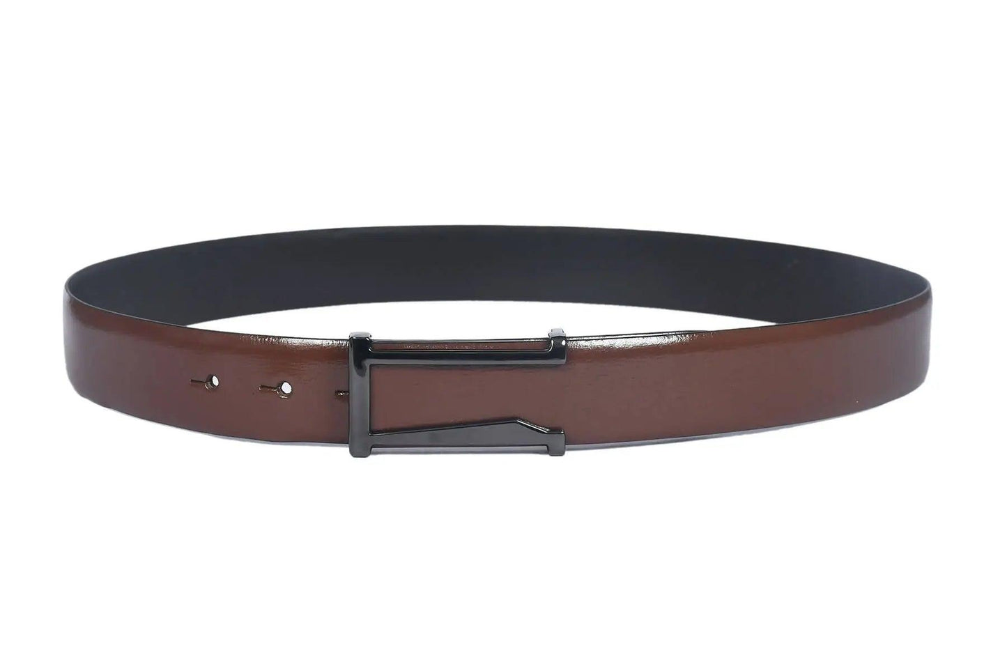Top Notch Profile Genuine Leather Belt For Men - 1.25 inch Width, Color (Tan) (TP0050) Haq Fashion