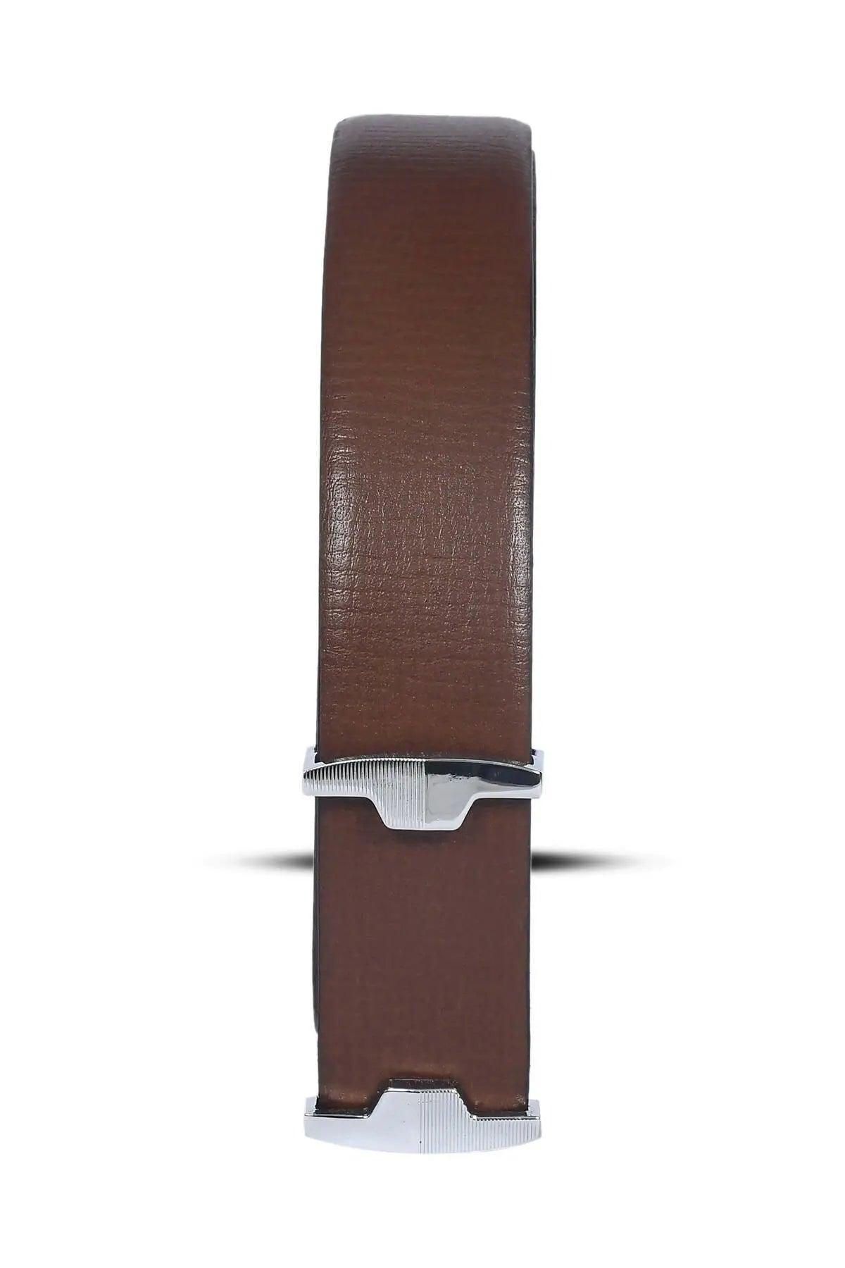 Top Notch Profile Genuine Leather Belt For Men - 1.25 inch Width, Color (Tan) (TP0051) Haq Fashion