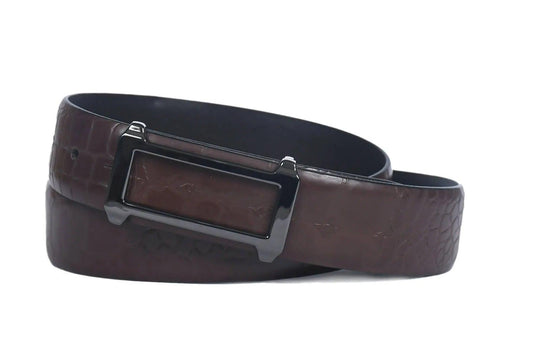 Top Notch Profile Genuine Leather Belt For Men - Color (Brown) (TP0034) Haq Fashion