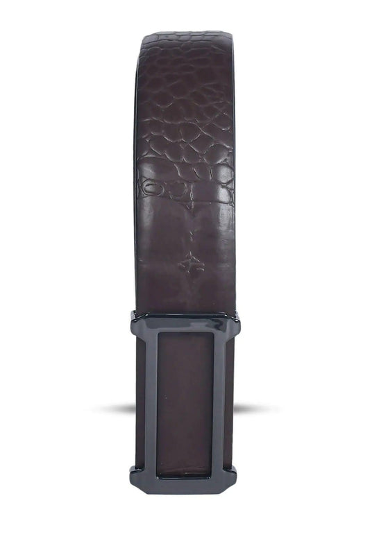 Top Notch Profile Genuine Leather Belt For Men - Color (Brown) (TP0034) Haq Fashion